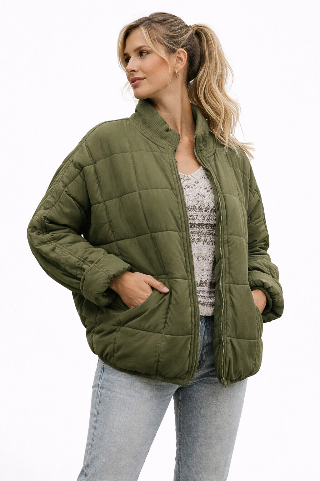 CHAQUETA OLIVE PULSE